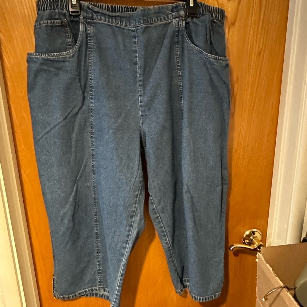 Plus Size Women’s Capri Jeans